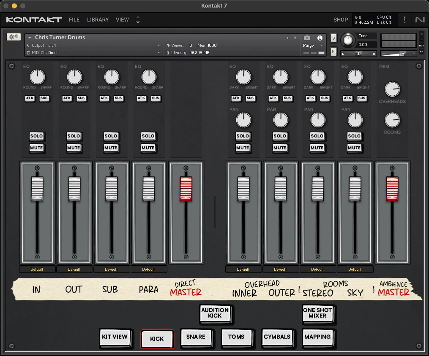 Chris Turner Drums - Drum Library for Kontakt