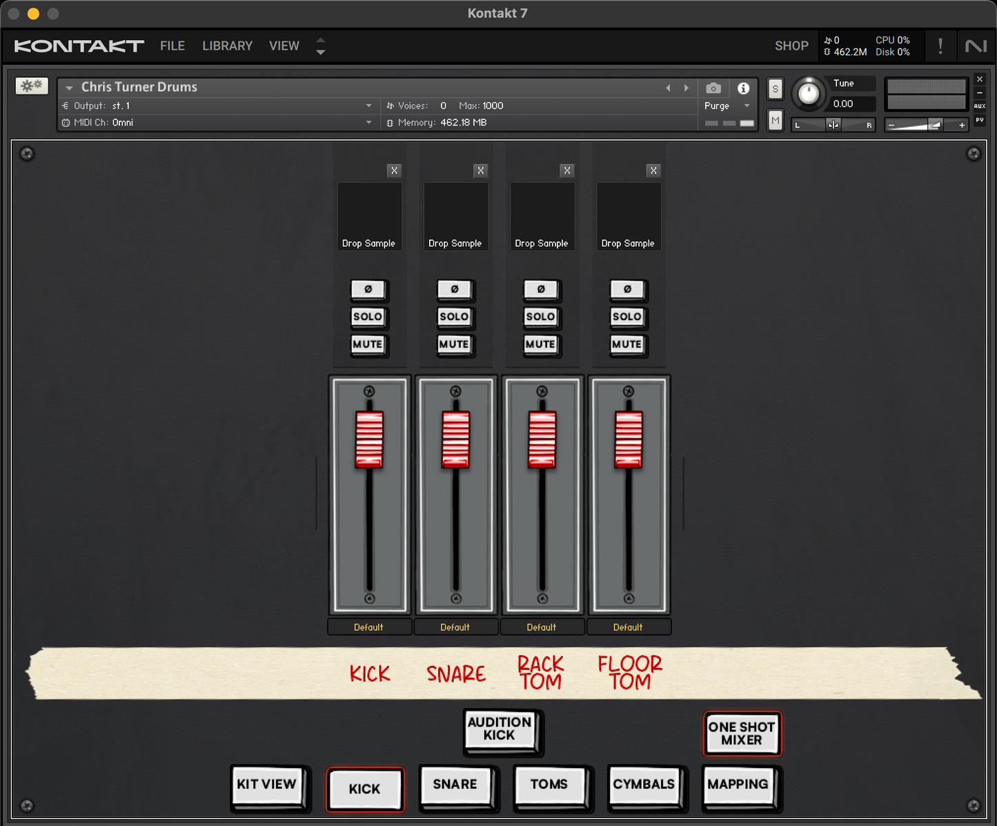 Chris Turner Drums - Drum Library for Kontakt
